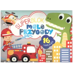 SUPRTBLOK MAŁE PRZYGODY 16 NAKLEJEK 