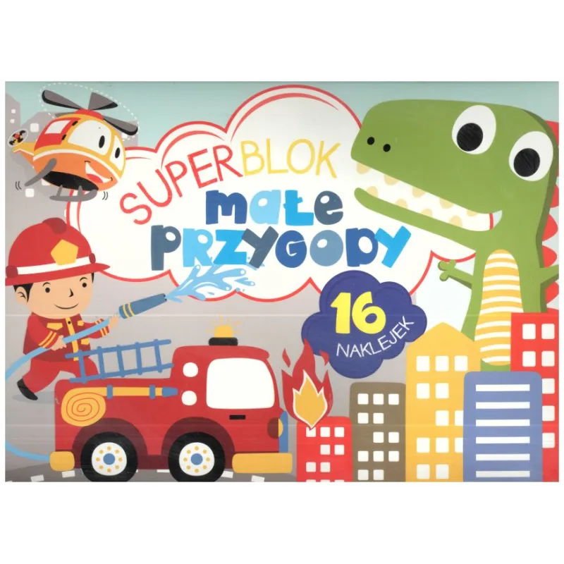 SUPRTBLOK MAŁE PRZYGODY 16 NAKLEJEK 