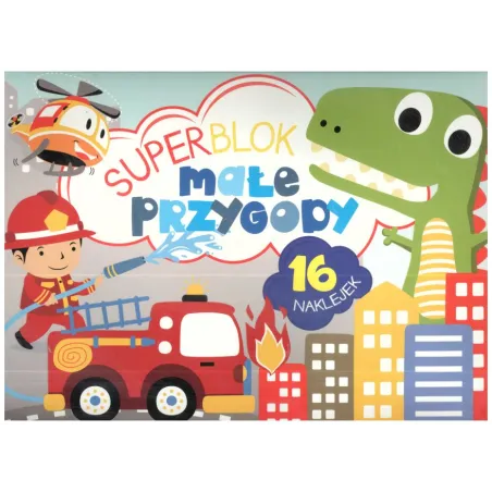 SUPRTBLOK MAŁE PRZYGODY 16 NAKLEJEK 