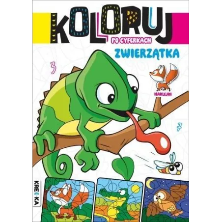 ZWIERZĄTKA. KOLORUJ PO CYFERKACH
