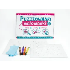 Puzzle Do Kolorowania I Malowania Puzzlowanki Malowanki Maluj Układaj Zmazuj 3+