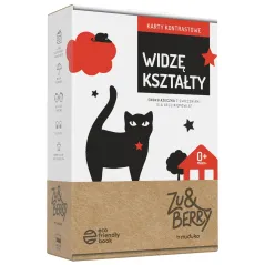 WIDZĘ KSZTAŁTY KARTY KONTRASTOWE MUDUKO 0+