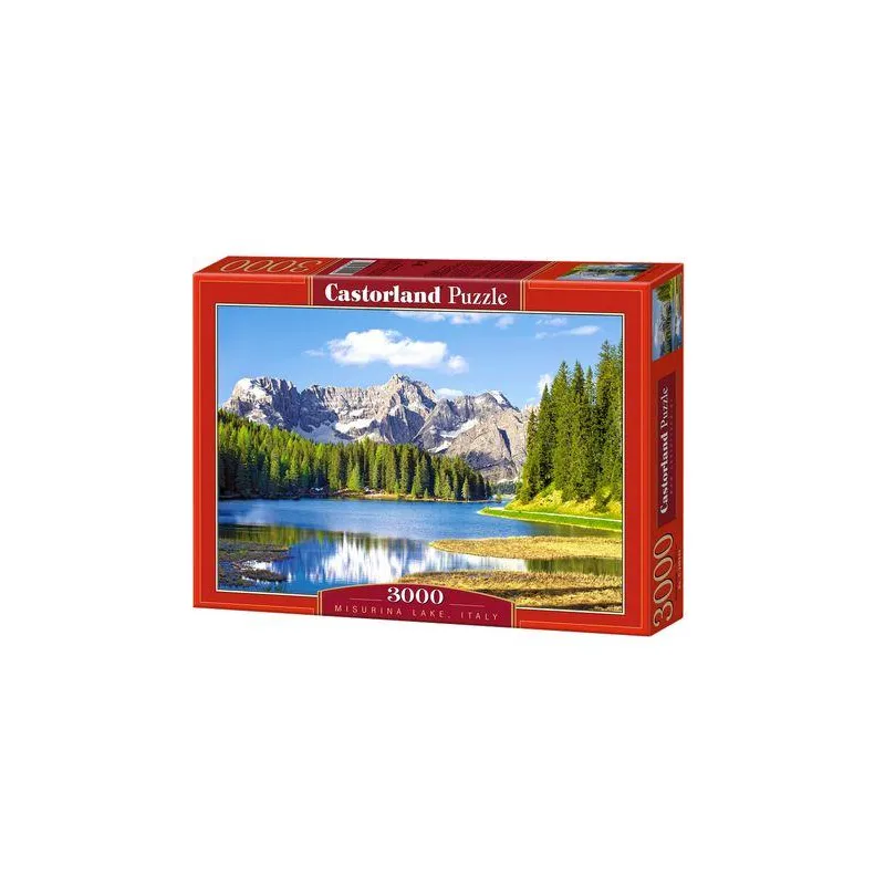 JEZIORO MISURINA WŁOCHY PUZZLE 3000 ELEMENTÓW CASTORLAND 12+