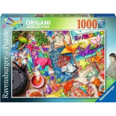 MEDYTACJE Z ORIGAMI PUZZLE 2D 1000 ELEMENTÓW RAVENSBURGER 14+