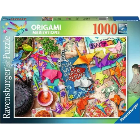 MEDYTACJE Z ORIGAMI PUZZLE 2D 1000 ELEMENTÓW RAVENSBURGER 14+