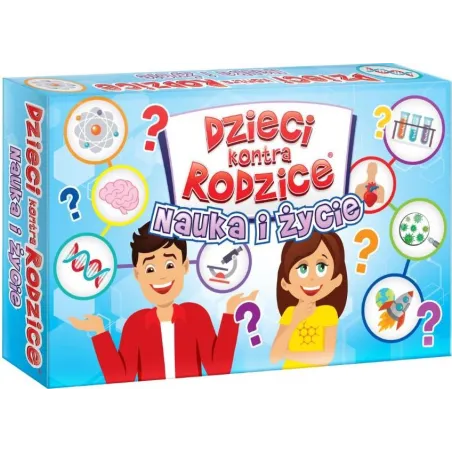 NAUKA I ŻYCIE DZIECI KONTRA RODZICE GRA EDUKACYJNA KANGUR 7+