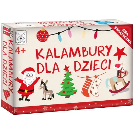 KALAMBURY DLA DZIECI GRA ŚWIĄTECZNA KANGUR 4+