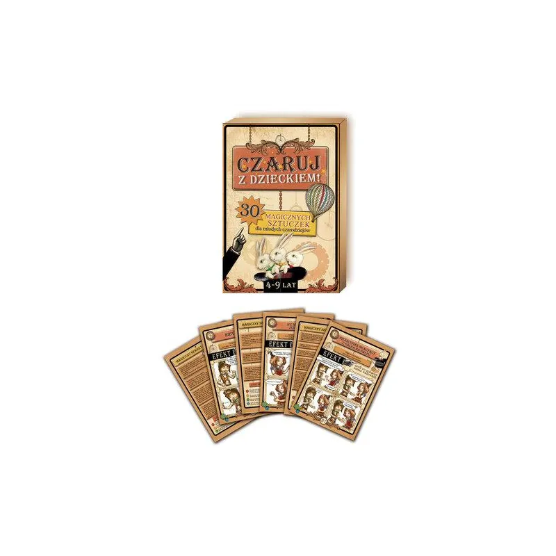 CZARUJ Z DZIECKIEM 30 MAGICZNYCH SZTUCZEK 4+