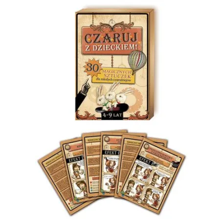 CZARUJ Z DZIECKIEM 30 MAGICZNYCH SZTUCZEK 4+