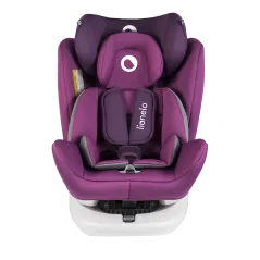 FOTELIK SAMOCHODOWY 0-36 KG ISOFIX 360 STOPNI FIOLETOWY LIONELO BASTIAAN