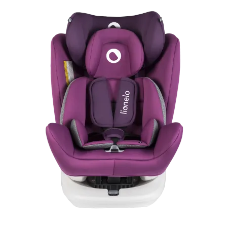 FOTELIK SAMOCHODOWY 0-36 KG ISOFIX 360 STOPNI FIOLETOWY LIONELO BASTIAAN