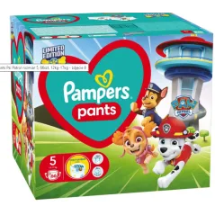 PIELUCHOMAJTKI PAMPERS BABY DRY PANTS ROZMIAR 5 PSI PATROL 66SZT 12-17KG