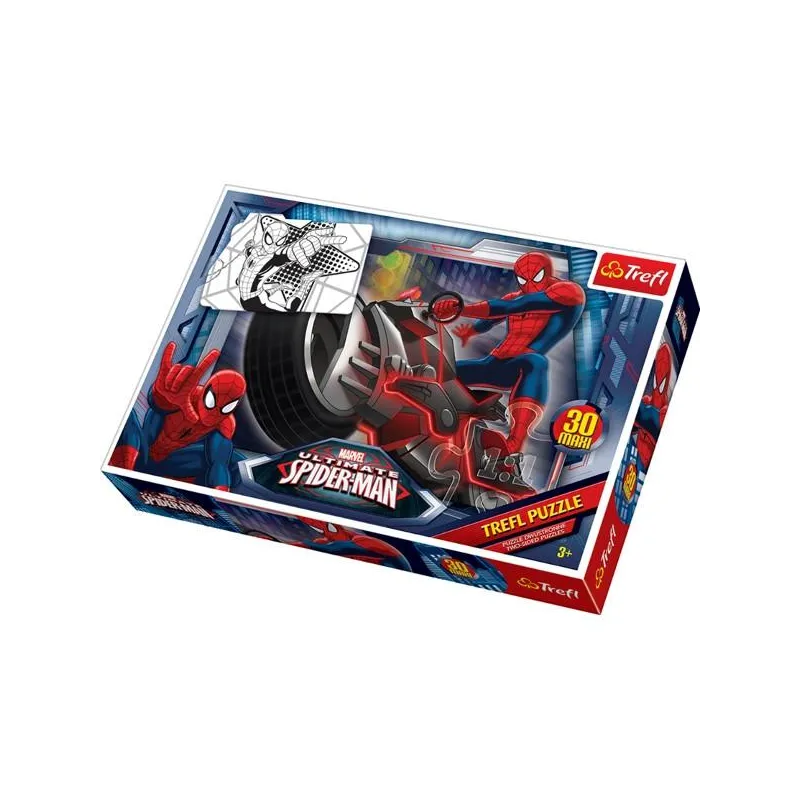 PRZYGODY SPIDERMANA PUZZLE MAXI 30 ELEMENTÓW TREFL 3+
