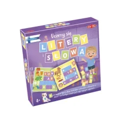 UCZMY SIĘ LITERY I SŁOWA GRA EDUKACYJNA TACTIC 4+