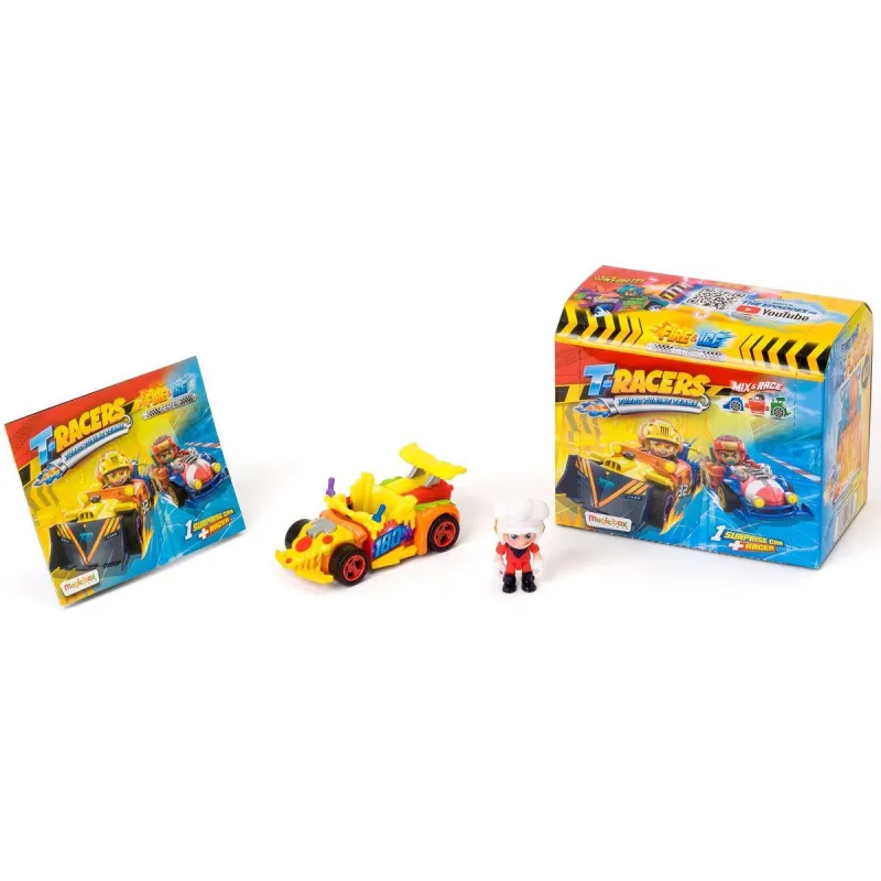 T-RACERS TURBO WHEEL SERIA III POJAZD Z FIGURKĄ 3+