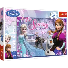 MIŁOŚĆ W KRAINIE LODU PUZZLE 260 ELEMENTÓW TREFL 6+