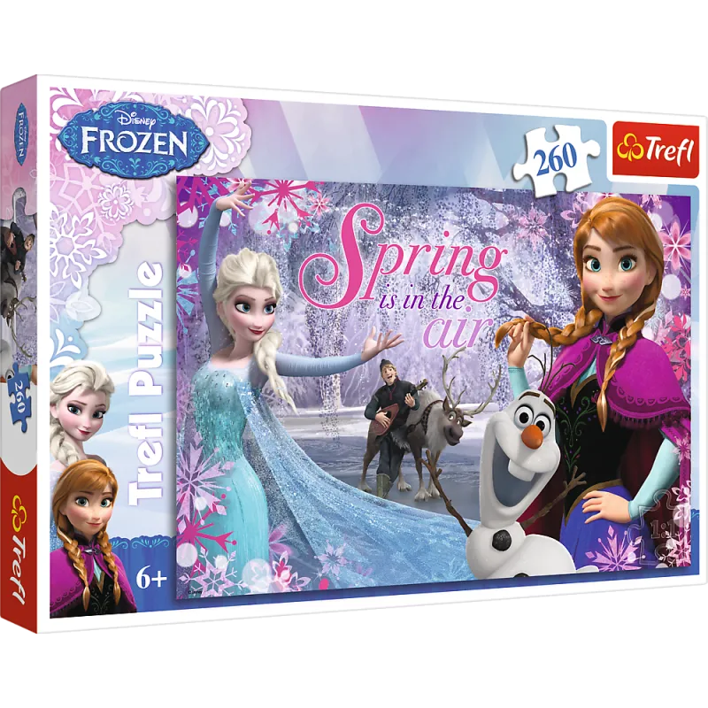 MIŁOŚĆ W KRAINIE LODU PUZZLE 260 ELEMENTÓW TREFL 6+