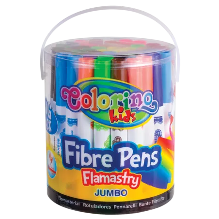 Flamastry Colorino Kids Jumbo Ze Stożkową Końcówką 48 Sztuk Tuba 12 Kolorów Flamastry Colorino Kids Jumbo Ze Stożkową Końcówką 48 Sztuk Tuba 12 Kolorów