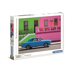 NIEBIESKI SAMOCHÓD PUZZLE 500 ELEMENTÓW CLEMENTONI 9+