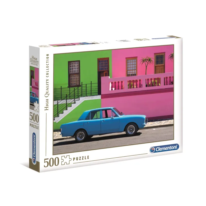 NIEBIESKI SAMOCHÓD PUZZLE 500 ELEMENTÓW CLEMENTONI 9+