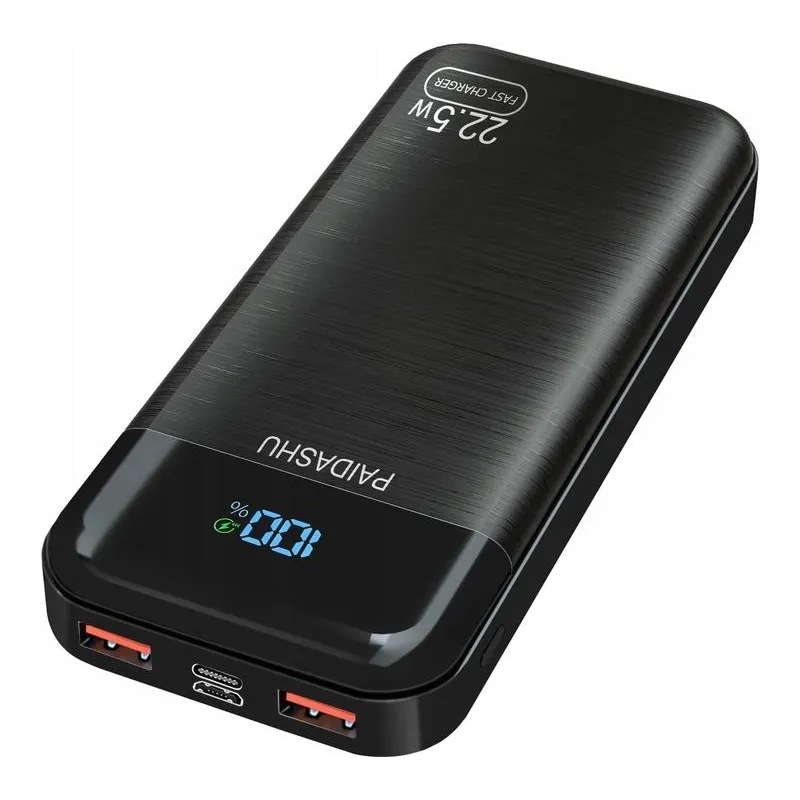 POWERBANK 27000mAh LED SZYBKIE ŁADOWANIE 22.5W PAIDASHU P38S