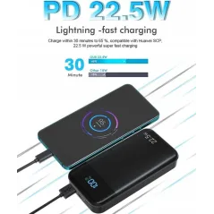 Powerbank 27000Mah Led Szybkie Ładowanie 22.5W Paidashu P38S