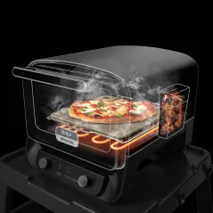 PIEKARNIK PIEC DO PIZZY CHLEBA DOMOWA WĘDZARNIA SUSZARNIA 8W1 NINJA WOODFIRE OO101EU