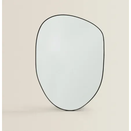Duże Lustro Ścienne Asymetryczne 110 X 80 Cm Zara