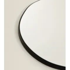 DUŻE LUSTRO ŚCIENNE ASYMETRYCZNE 110 X 80 CM ZARA