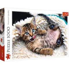 WESOŁY KOTEK PUZZLE 1000 ELEMENTÓW TREFL 10+