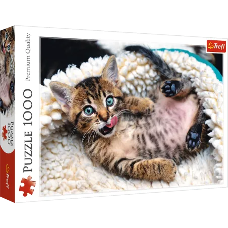 WESOŁY KOTEK PUZZLE 1000 ELEMENTÓW TREFL 10+