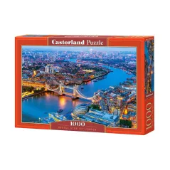 WIDOK Z LOTU PTAKA NA LONDYN PUZZLE 1000 ELEMENTÓW CASTORLAND 10+