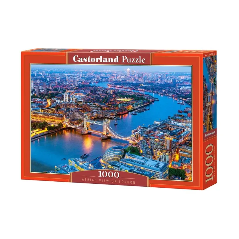 WIDOK Z LOTU PTAKA NA LONDYN PUZZLE 1000 ELEMENTÓW CASTORLAND 10+