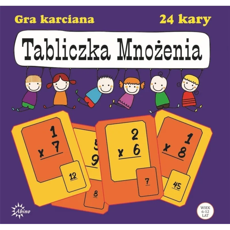 TABLICZKA MNOŻENIA GRA KARCIANA 6+