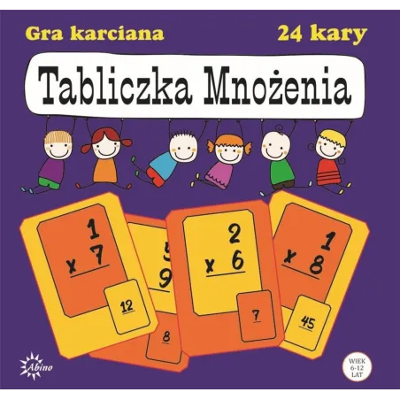 TABLICZKA MNOŻENIA GRA KARCIANA 6+