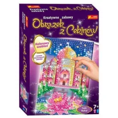 CEKINOWY OBRAZEK TADŻ MAHAL ZESTAW KREATYWNY 7+