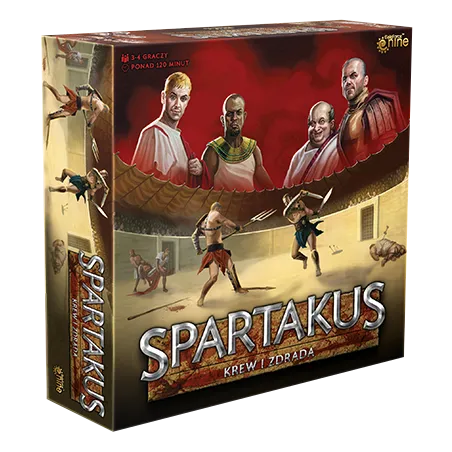 SPARTAKUS KREW I ZDRADA GRA PLANSZOWA REBEL 14+
