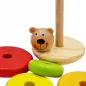Piramidka Miś Drewniana Układanka Anek 12M+ Piramidka Miś Drewniana Układanka Anek 12M+