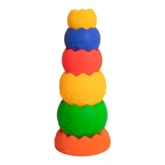 PIRAMIDA SENSORYCZNA KONTRASTOWA HENCZ TOYS 0+