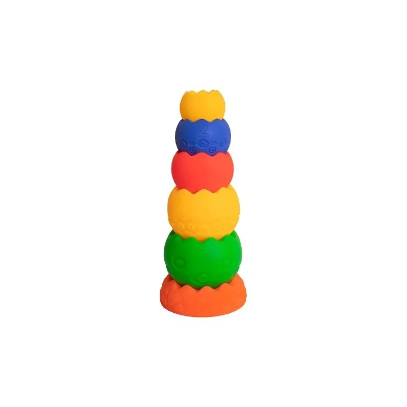 PIRAMIDA SENSORYCZNA KONTRASTOWA HENCZ TOYS 0+