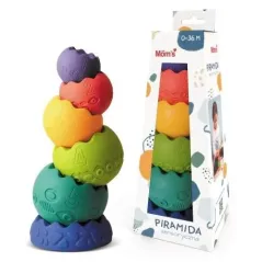 Piramida Sensoryczna Kontrastowa Hencz Toys 0+
