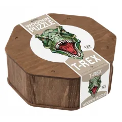 T-REX PUZZLE DREWNIANE 3D 129 ELEMENTÓW 14+
