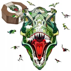 T-Rex Puzzle Drewniane 3D 129 Elementów 14+