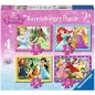 DISNEY KSIĘŻNICZKI PUZZLE 4W1 72 ELEMENTY RAVENSBURGER 3+