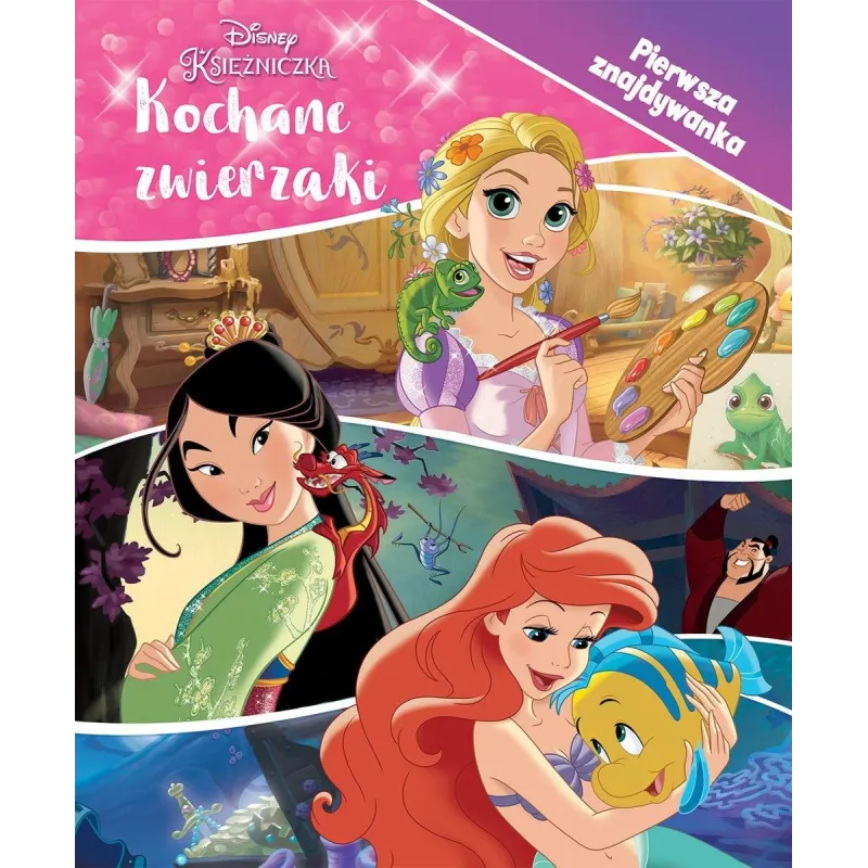 PIERWSZA ZGADYWANKA DISNEY KSIĘŻNICZKA KOCHANE ZWIERZAKI