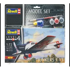 GDAŃSKI SAMOLOT POCZTOWY JUNKERS MODEL DO SKLEJANIA REVELL 12+
