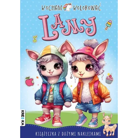 Lamy. Kocham Kolorować. Książeczka Z Dużymi Naklejkami Lamy. Kocham Kolorować. Książeczka Z Dużymi Naklejkami