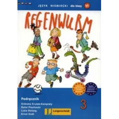 REGENWURM 3 SZKOŁA PODSTAWOWA KL 6. PODRĘCZNIK +CD. JĘZYK NIEMIECKI Rafał Piechocki, Elżbieta Krulak-Kempisty, Lidia Rei...
