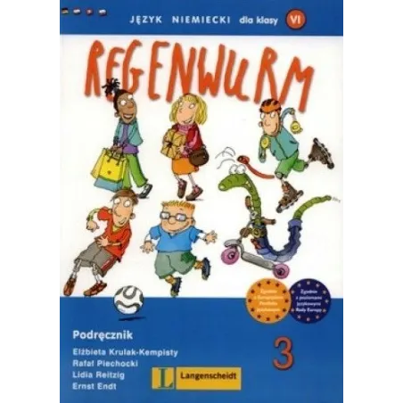 REGENWURM 3 SZKOŁA PODSTAWOWA KL 6. PODRĘCZNIK +CD. JĘZYK NIEMIECKI Rafał Piechocki, Elżbieta Krulak-Kempisty, Lidia Rei...