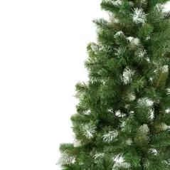 CHOINKA SZTUCZNA NA PNIU 180 CM SOSNA DIAMENTOWA OŚNIEŻONE DRZEWKO ŚWIĄTECZNE II GATUNEK